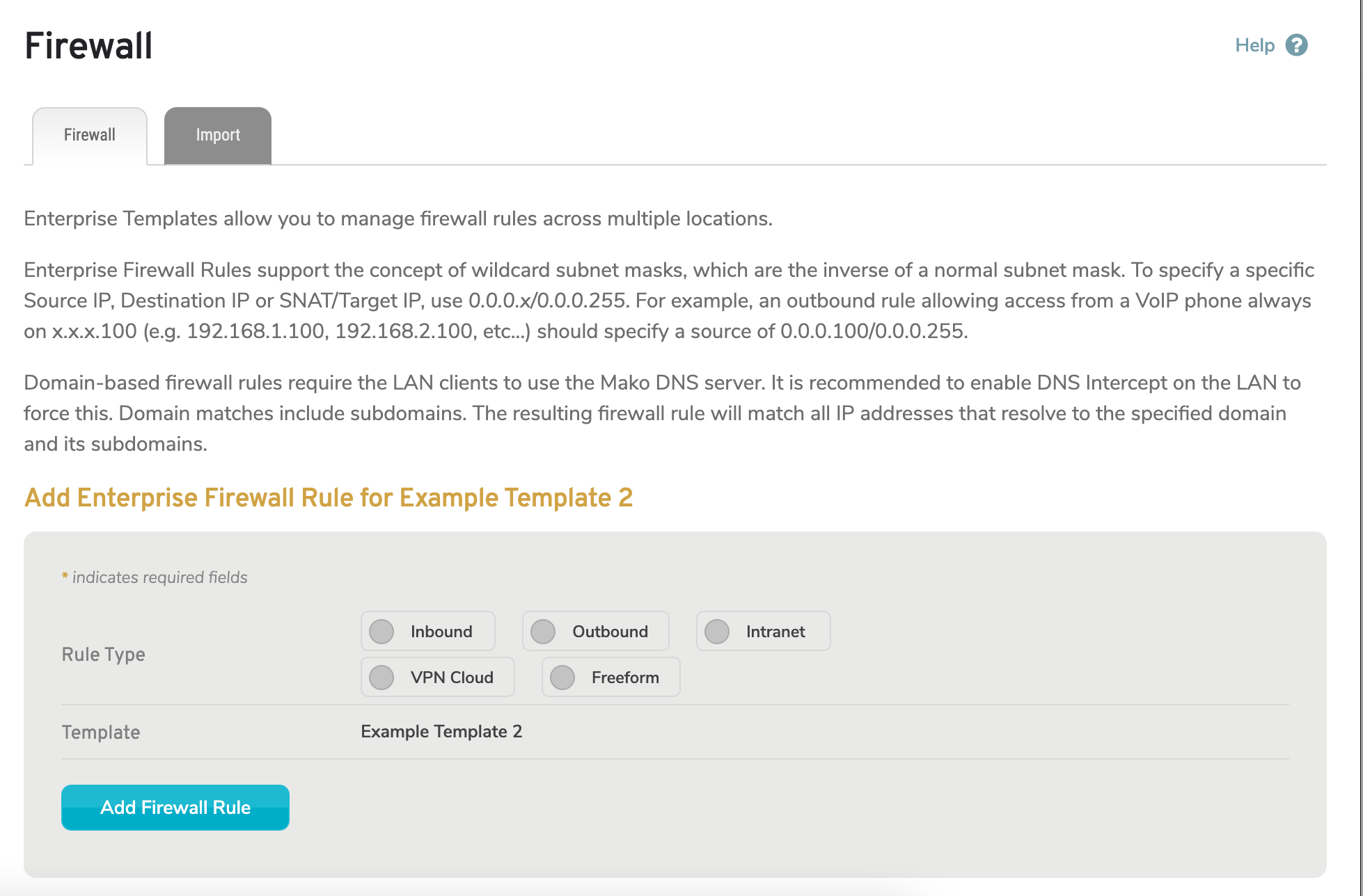 Firewall - Mako Networks Documentation